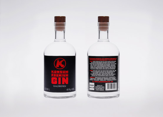 Konsum Gin Flasche – Erstauflage