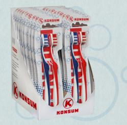 Konsum Zahnbürste im Doppelblister 