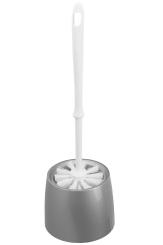 WC-Garnitur Topf Kunststoff Silber Silber