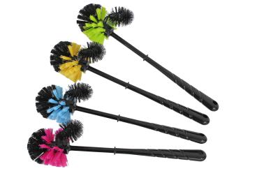 WC-Bürste profiliert Kunststoff Schwarz Randreiniger 