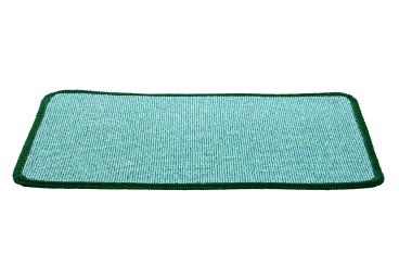 Teppich-Fußmatte Synthetikgewebe Rand gekettelt
 