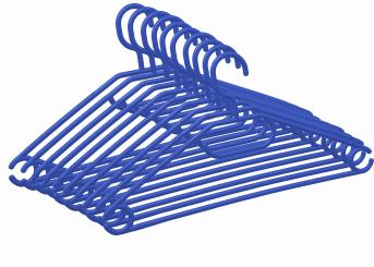 Mehrzweckbügel Kunststoff Steg 10er Set 