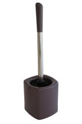 WC-Garnitur Keramik Eckig/Taupe Taupe