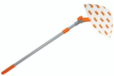 Multi Connect Bad- und Fliesenwischer mit Teleskopstiel Grau-Orange 