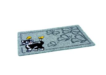 Motiv-Fußmatte mit Prägung Polypropylenfasern
 