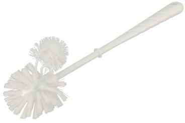 WC-Bürste profiliert Kunststoff Weiß Randreiniger Weiß