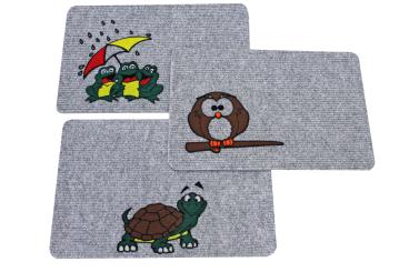 Motiv-Fußmatte Synthetikgewebe
 