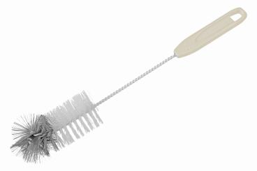 Flaschenbürste 3/4 Liter Kunststoff Wollweiß Kunstborsten
 Wollweiß