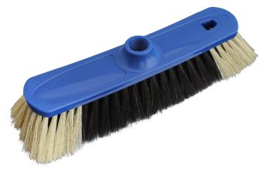 Zimmerbesen geschweift Kunststoff Blau Kunsthaar
 Blau