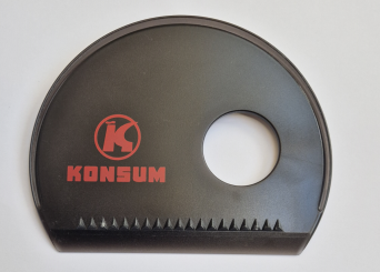 Konsum Eiskratzer schwarz schwarz