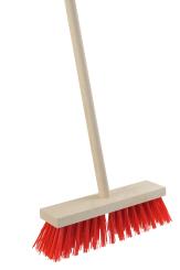Straßenbesen 29 cm mit Holzbesenstiel FSC® Elaston 