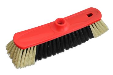 Zimmerbesen geschweift Kunststoff Rot Kunsthaar
 Rot