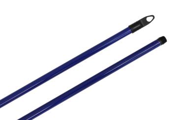 Metallbesenstiel Blau 130cm Blau