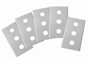 5 Stück Ersatzklingen Metall für Kochfeldreiniger 