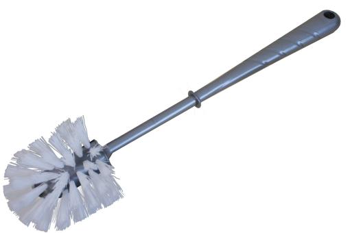 WC-Bürste profiliert Kunststoff Silber Silber-Weiß