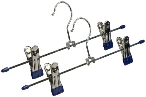 Klemmbügel Metall Beschichtung Blau 2er Set 