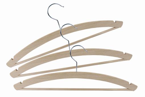Kleiderbügel FSC® Holz Steg 3er Set 
