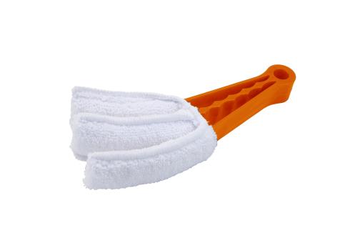 Jalousienreiniger Mikrofaserbezug Kunststoff Orange
 