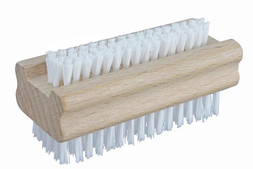 Nagelbürste FSC® Holz Kunstborsten Weiß
 