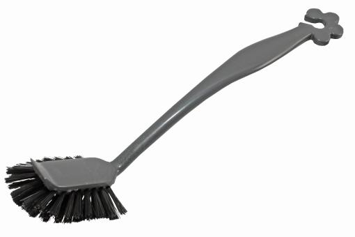 Spülbürste Blume diskett aus recyceltem Kunststoff "REZYKLAT"Grau Grau