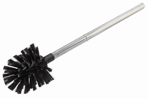 WC-Bürste Metallstiel Kunststoff Schwarz 